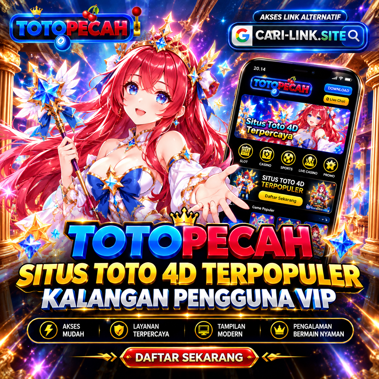TOTOPECAH - Situs Toto 4D Terpopuler Kalangan Pengguna VIP